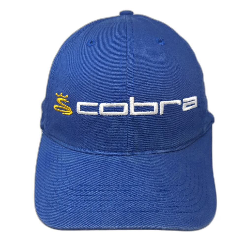 Cobra Baseball Cap Blue One Size Golf Adjustable Embroidered Logo Crown S Hat